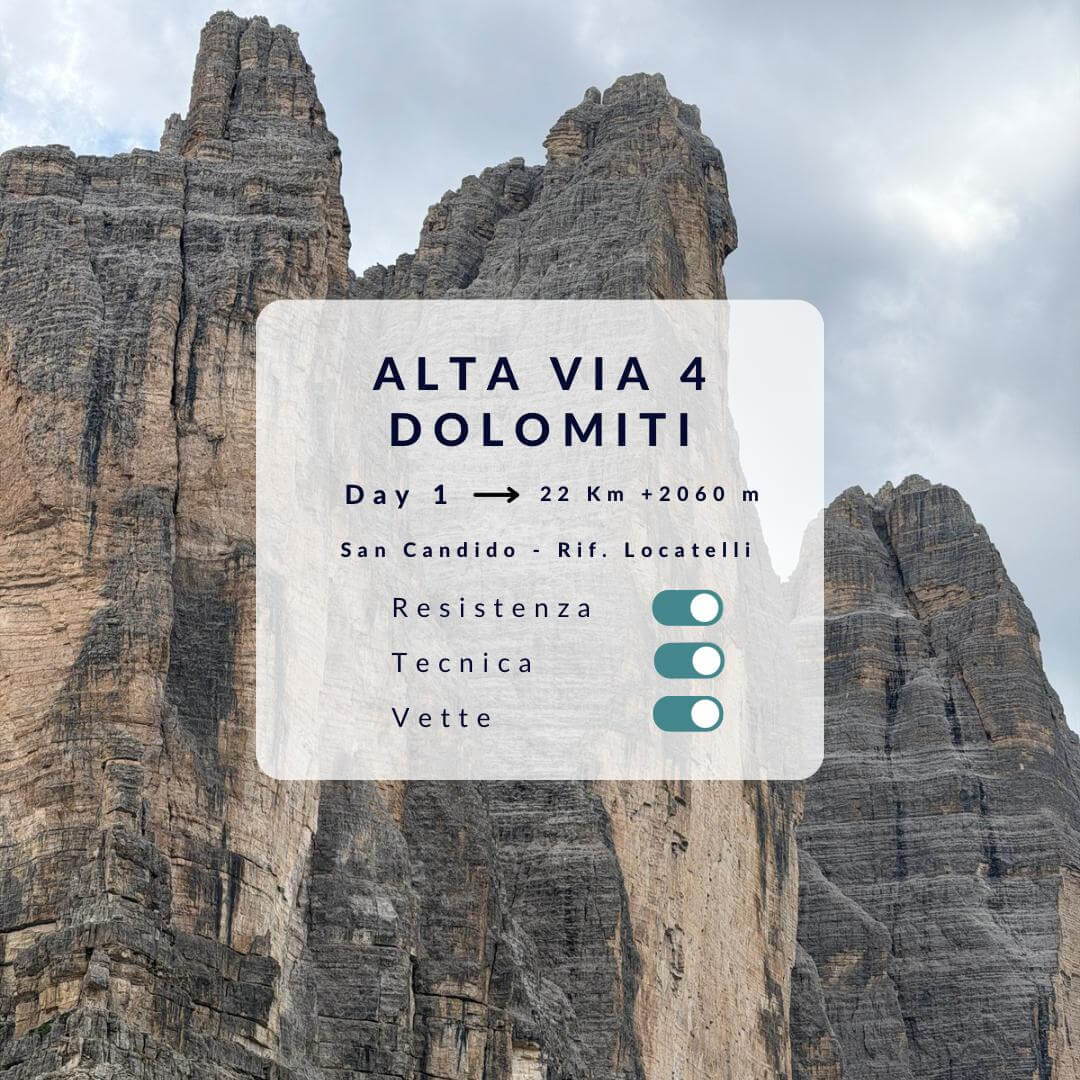 Alta Via 4 tappa 1: San Candido – Rif. Locatelli