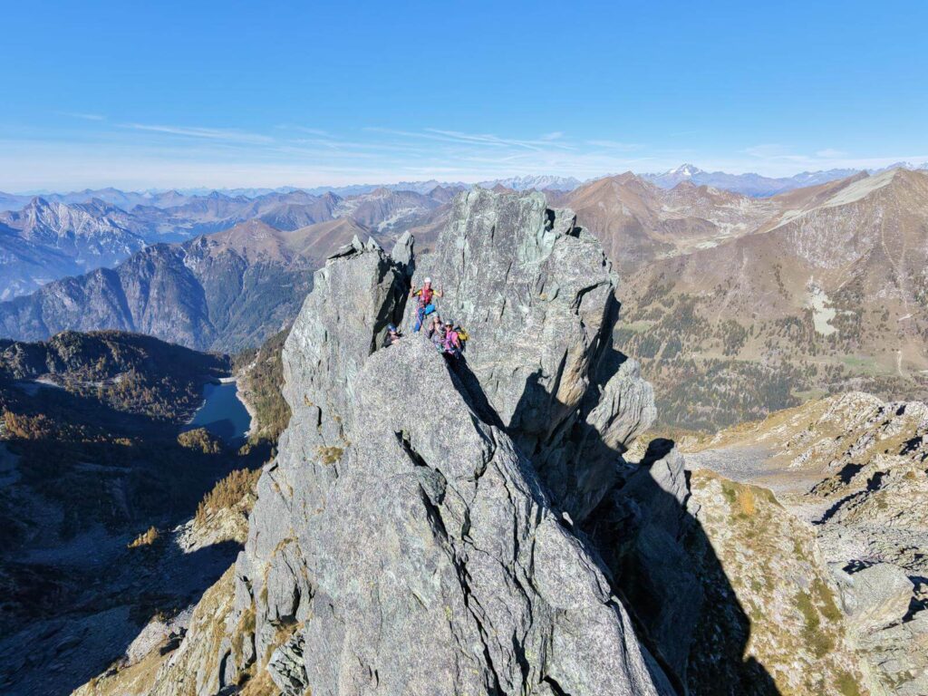 Foto del drone della vetta del Corno IV 17.10.26