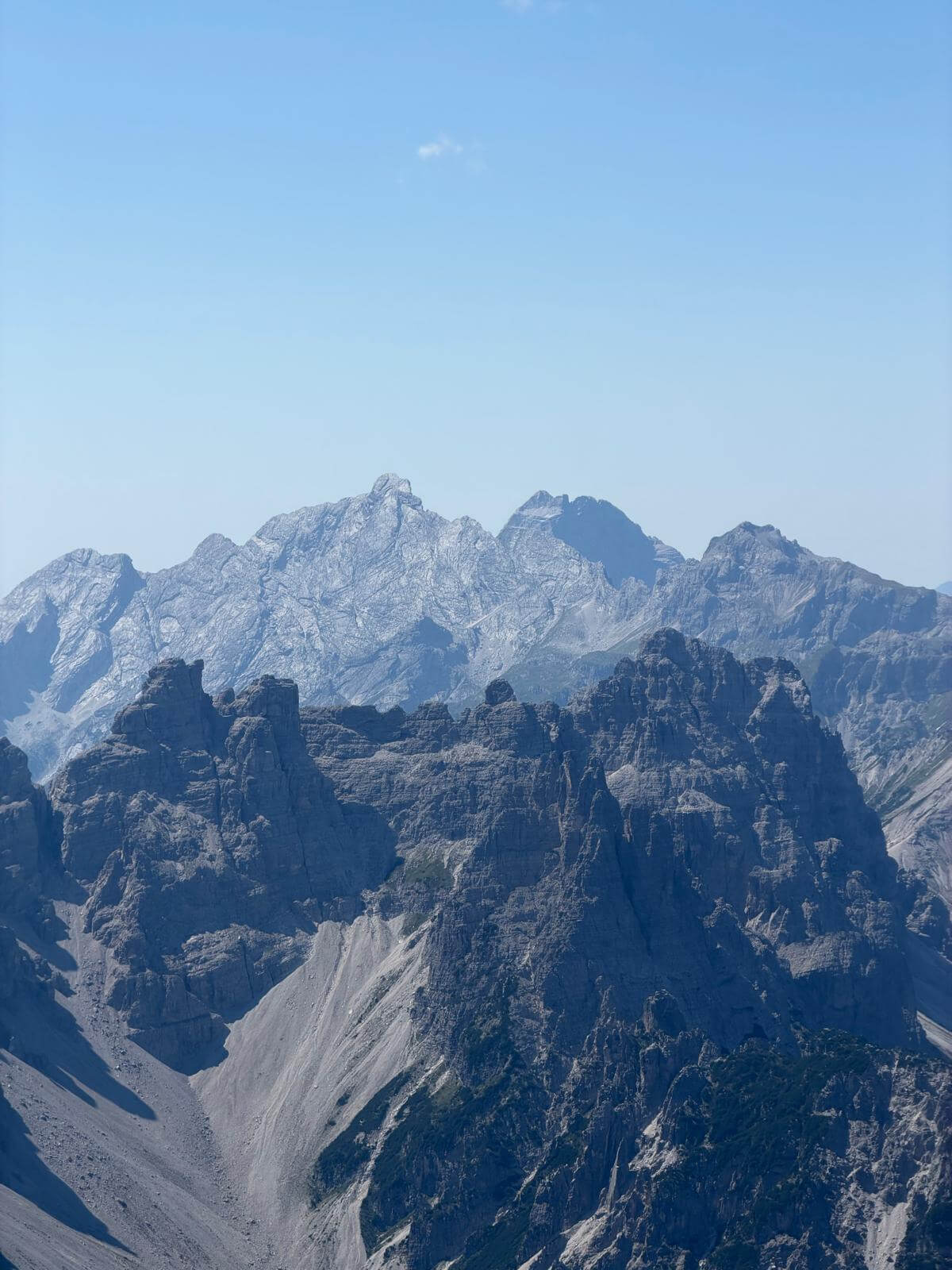 Bellissima vista sulle Dolomiti Friulane dalla vetta 16.08.26 Bellissima vista sulle Dolomiti Friulane dalla vetta 16.08.26