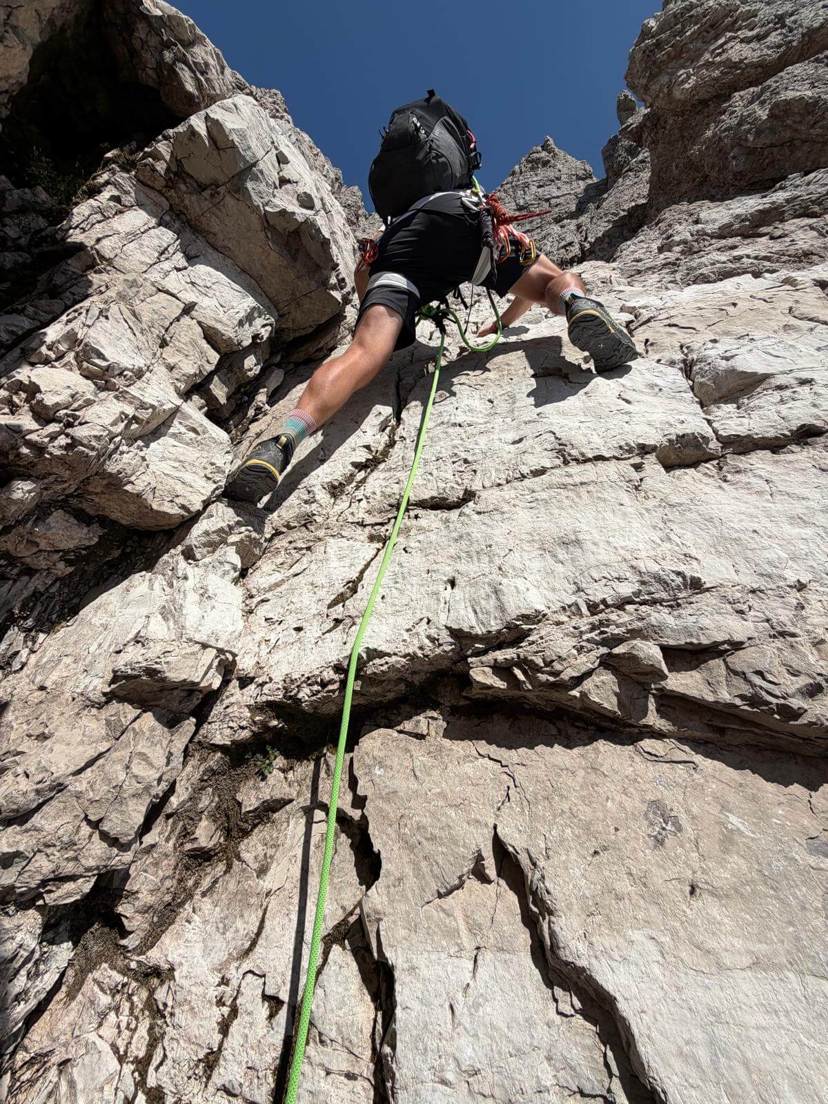 Mat nel canalino con roccia un po' liscia 16.08.26 Mat nel canalino con roccia un po' liscia 16.08.26
