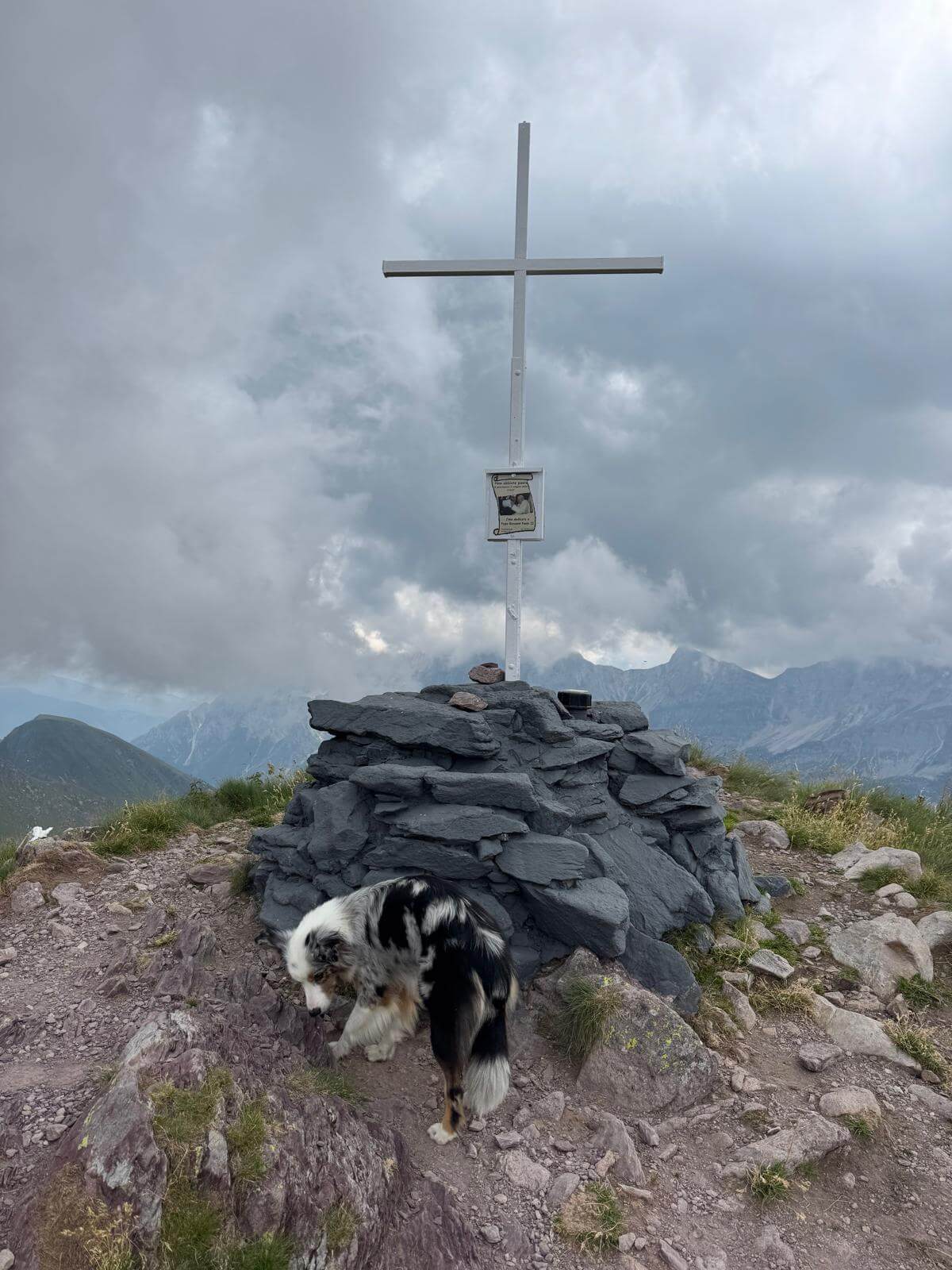Cima di Mezzeno Orientale (Papa Giovanni), croce di vetta - 20.07.25