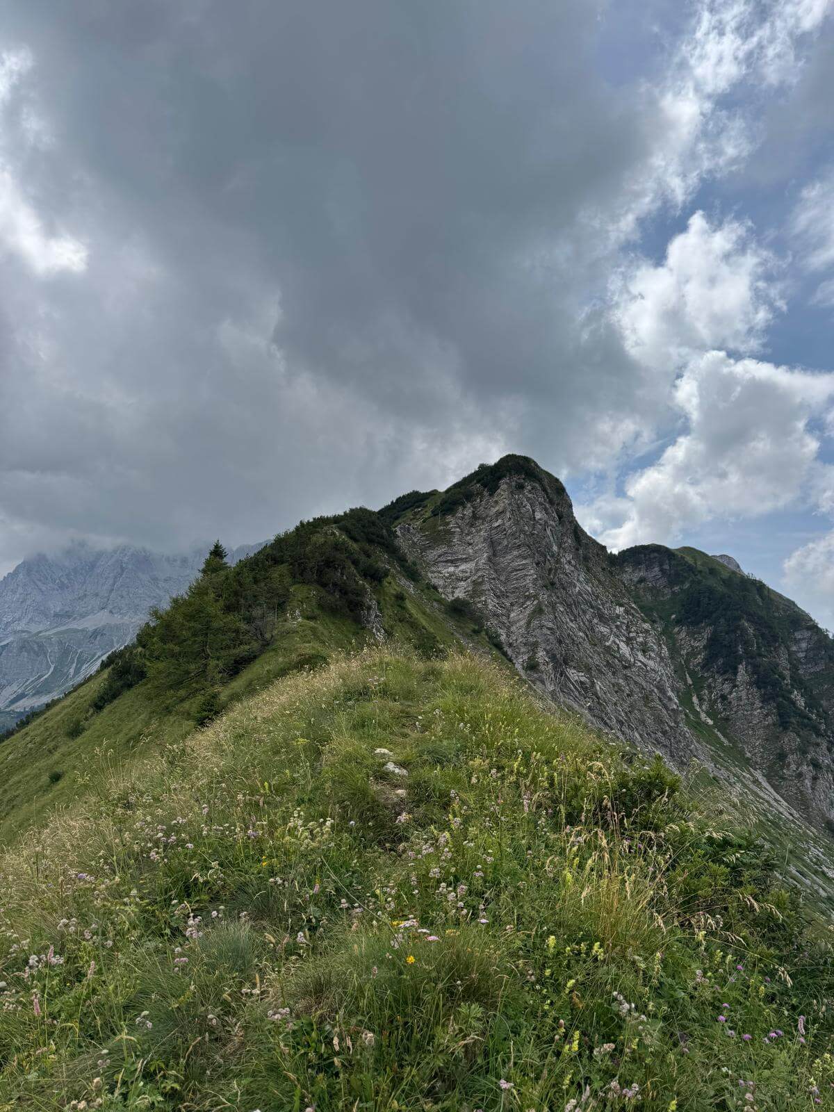 Al Passo della Marogella, guardando la cresta da percorrere - 20.07.25